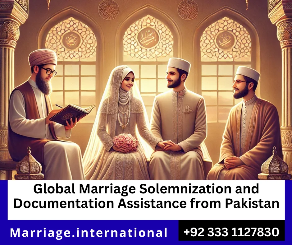 Marriage documentation and certificates for overseas use from Pakistan